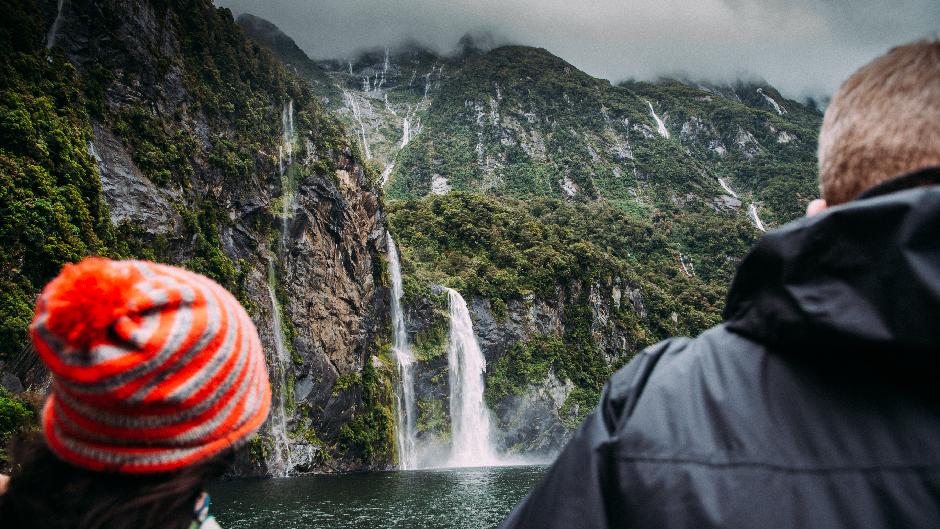 Discover spectacular mountains, waterfalls, and wildlife on an amazing small group tour to Milford Sound by coach, and the ever-popular Go Orange cruise...